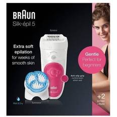 Wet & Dry Epilatorer Braun Epilator Ses5-511 Ruby Vi matcher laveste netpris*