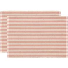 OEKO-TEX Dækkeservietter Södahl Statement Stripe 2 Dækkeserviet Pink (48x)