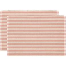 OEKO-TEX Dækkeservietter Södahl Statement Stripe 2 Dækkeserviet Pink