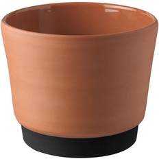 Terrakotta: Krukker Knabstrup Urtepotteskjuler 14,8 terracotta/sort Krukke