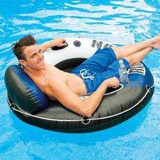 Flotadores de Natación Intex Sillón Hinchable River Run Con Respaldo Azul Ø135cm