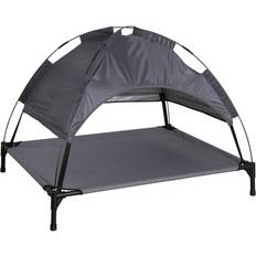 Kerbl hundeseng soltag 105x86x75 grå