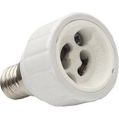 Gu10 til e14 Kanlux Lampholder E14/GU10 ceramic HLDR-E14/ [Levering: 4-5 dage]