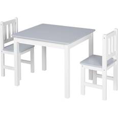 Kids table & chairs Homcom Kid's Table & Chairs Set 3pcs