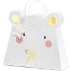 Oro Sacchetti Regalo PartyDeco Borsa regalo Orso polare (31,5 cm)