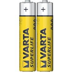 Batterier aaa Varta Superlife Batterier AAA 2 pcs