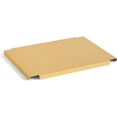 Gold Storage Boxes Hay Colour Crate Lid Medium Storage Box