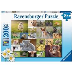 Ravensburger pussel 200 bitar BRIO Animal Babies Pussel 200 bitar Ravensburger