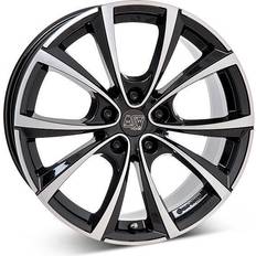 20 tuumaa Auton vanteet MSW 27T Gloss Black Polished 9.5 x 20