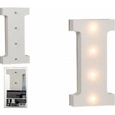 LED-Bokstav Trä Bokstav I
