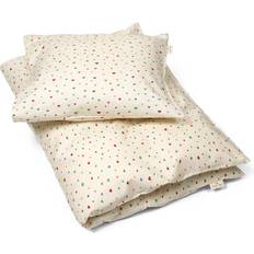 Konges Sløjd Junior Bedding Multi Hearts 39.4x55.1"