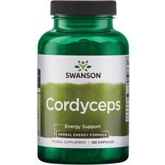 Vitamins & Supplements Swanson Cordyceps, 600mg 120 caps 120 pcs