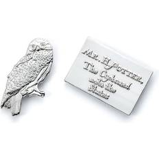 Cartas Harry Potter Set Pins Hedwig & Carta De Hogwarts En Plata