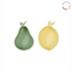 OYOY Yummy Citron og Pære Snack Skål