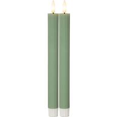 Star Trading Flame Stripe LED Candle 9.8" 2pcs