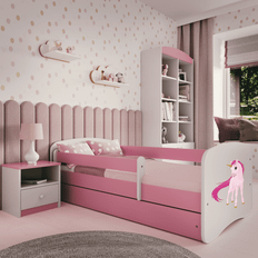 Kocot Kids Kocot Kids Barnsäng - Babydreams Rosa Unicorn Med Låda