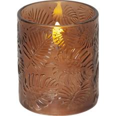 Bruna LED-ljus Star Trading Flamme Leaf LED-ljus