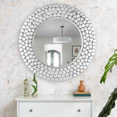 Interior Details Green Decore Decore Topaz Nickel Cut Wall Mirror