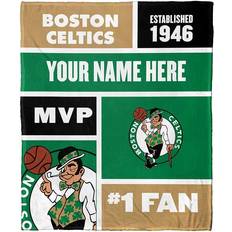 NBA Boston Celtics Personalized Silk Touch Sherpa Blankets