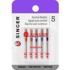 Sewing Machines Singer 04803 Regular Point Overlock Needles, 5-Count