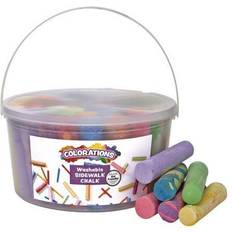 Colorations Washable Sidewalk Chalk 50 Pieces