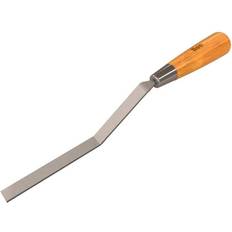 Trowels 4-5/16 5/8 Carbon Steel Jointer Caulking with Square End and Wood Handle Trowel