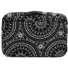 White Computer Bags Vera Bradley Laptop Organizer, Black Bandana Medallion-Recycled Cotton