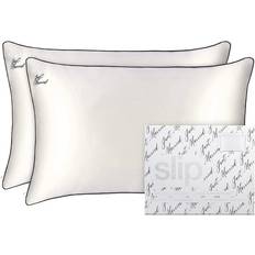 Noir Taies d'oreiller Slip Just Married Pillowcase, Pair Taie d'oreiller Noir