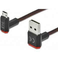 DeLock Easy USB-kabel op/ned, dobbeltsidet - 1,5m