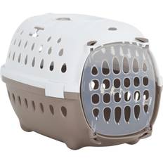 vidaXL Pet Transport Box White 50x34.5x32 PP Dog Carrier Crate