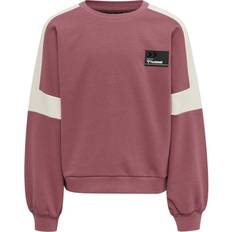 Rød Sweatshirts Børnetøj Hummel Marlee Sweatshirt Lyserød