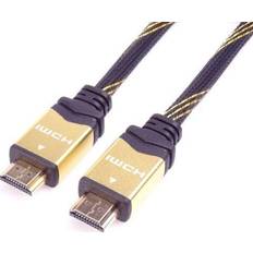 PremiumCord HDMI 2.0-kabel, guldpläterade kontakter, 2