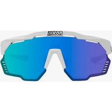 Scicon Aeroshade Kunken Brille - Weiß/Multimirror Blue