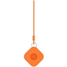 AirTag Drop-Proof Silikone Cover m. Strop Orange