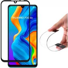 Huawei p30 skärmskydd Skal-man Skärmskydd Huawei P30 Lite Flexible hybridglas