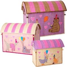 Raffia Opbevaring Party Animal Theme 3-pack