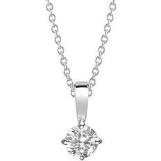 Princess Piccolo Pendant Necklace - Silver/Transparent