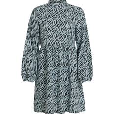 Vila Patterned Long Sleeved Dress