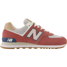 New Balance 574 - Mineral Red with White