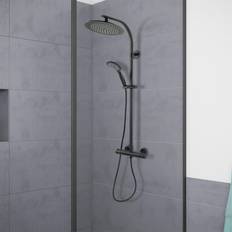 Douche Sets Cornat Overhead Shower System NOIR STYLE Black