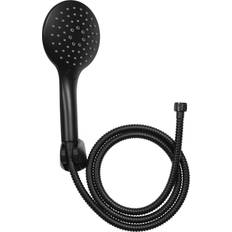 Schwarz Duschset Cornat Hand Shower Set NOIR Schwarz