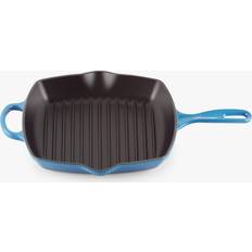 Gjutjärn - Ugnssäker Grillpannor Le Creuset Kvadratisk Grillpanna 26 cm Azure Blue