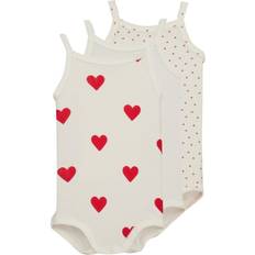 Petit Bateau Jumpsuits Petit Bateau 3-pak Babybodyer - Cremefarvede