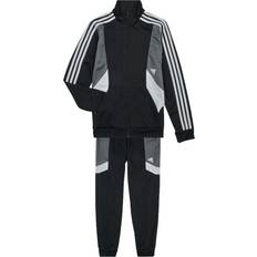 Hvid Tracksuits Børnetøj adidas Junior Colourblock 3 Stripe Tracksuit