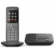 Teléfonos Fijos Gigaset CL660A Teléfono DECT/analógico Identificador de llamadas Gris