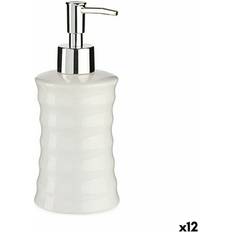 Berilo Dispensador De Jabón Cerámica Metal Blanco 260 ml