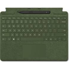 Claviers Microsoft Signature Keyboard Cover Alcantara Forest Pour Surface Pro 8/9/X + Surface Pen 2