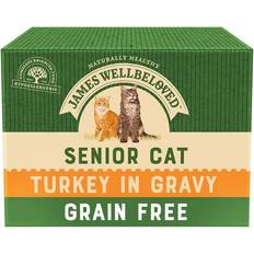 James Wellbeloved Cats - Wet Food Pets James Wellbeloved Senior Wet Cat Food Pouch Grain Free Turkey