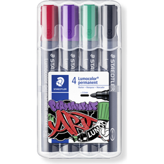 Staedtler Lumocolor permanent marker 4 stk. flere farver