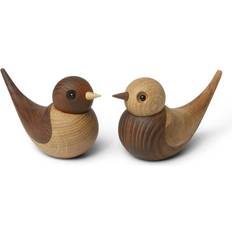 Spring Copenhagen Soulmate Swallows Figurine 7cm 2pcs